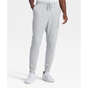 Men's size XL active fleece gray jogger pants all in motion